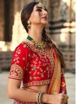 Fetching Silk Multi Colour Weaving Designer Traditional Saree