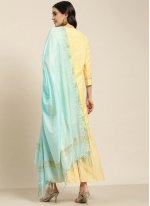 Fine Blended Cotton Party Readymade Salwar Suit