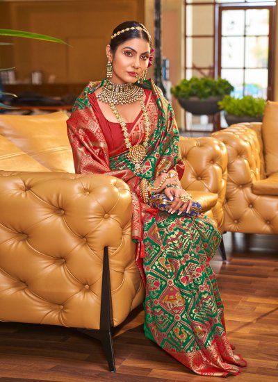 Fine Patola Silk  Designer Traditional Saree