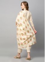 Fine Printed Rayon Long Length Salwar Suit