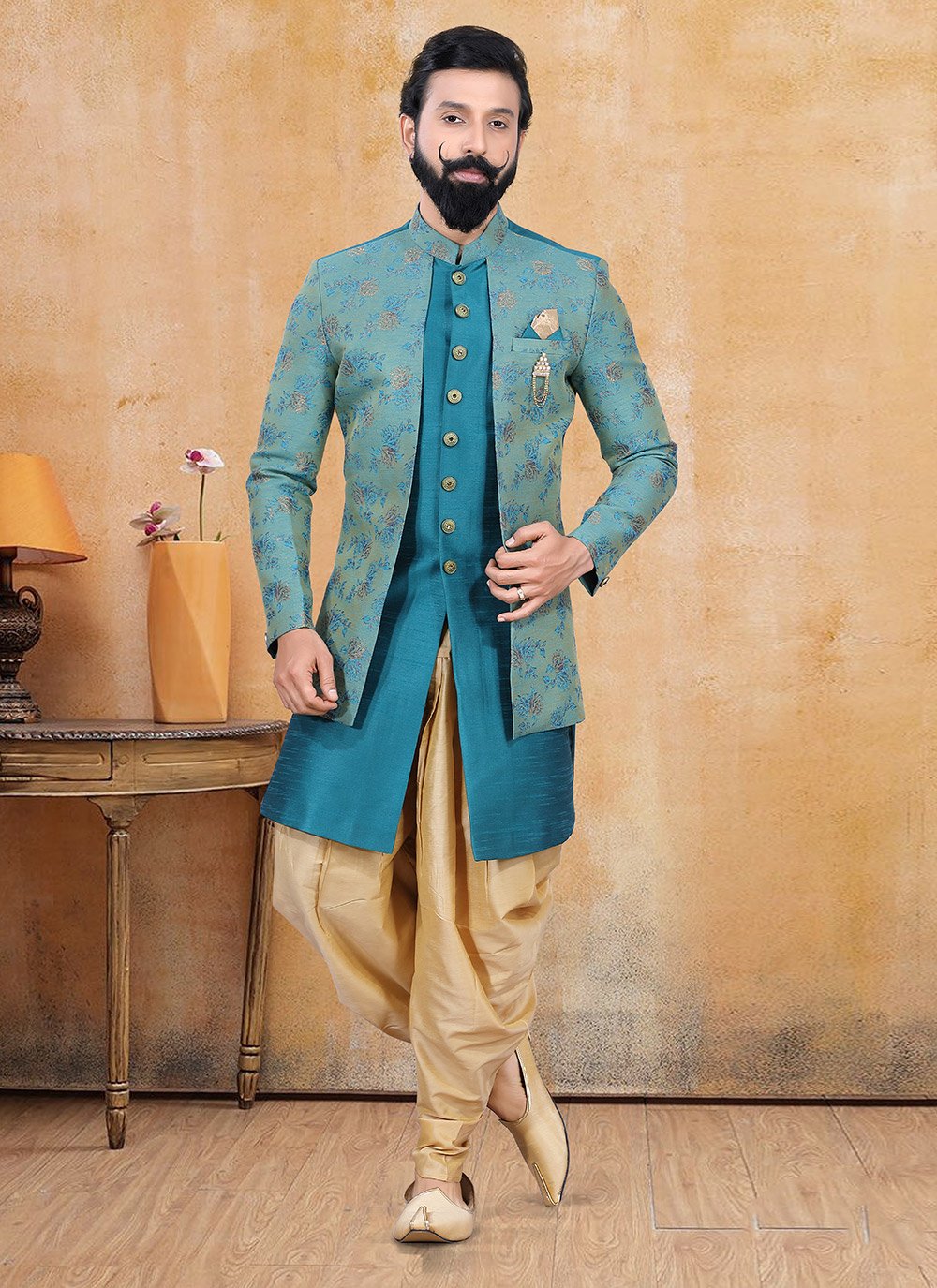 Firozi Engagement Jacket Style