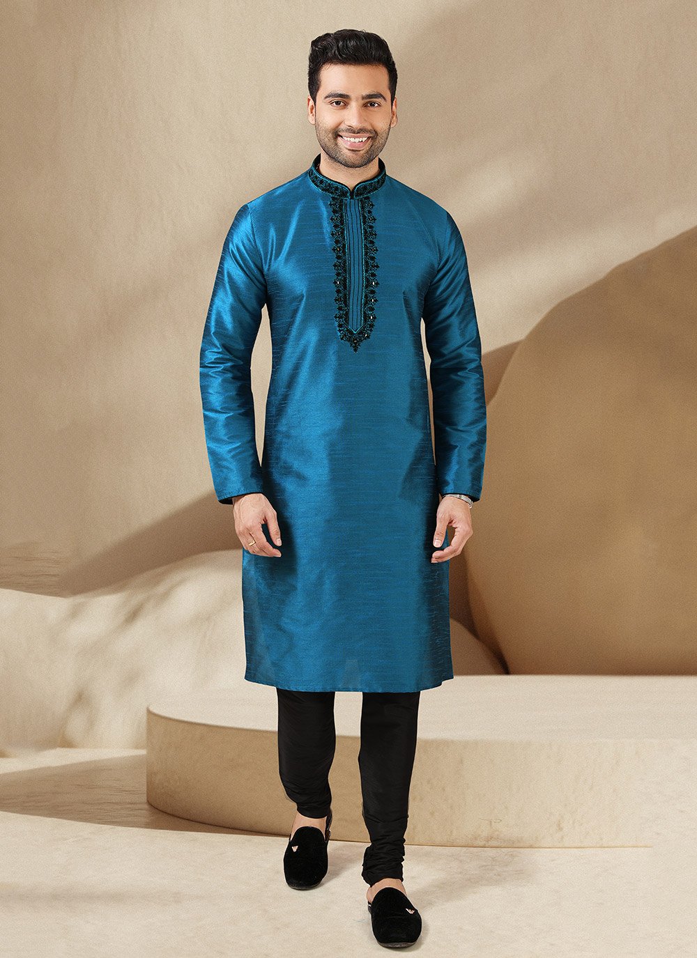 Firozi Party Kurta Pyjama
