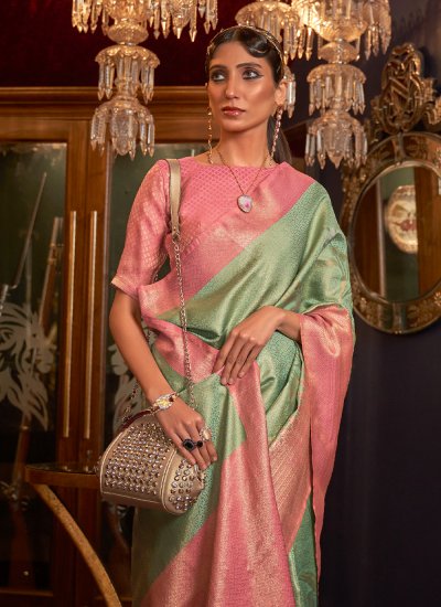 
                            Flamboyant Silk Classic Designer Saree