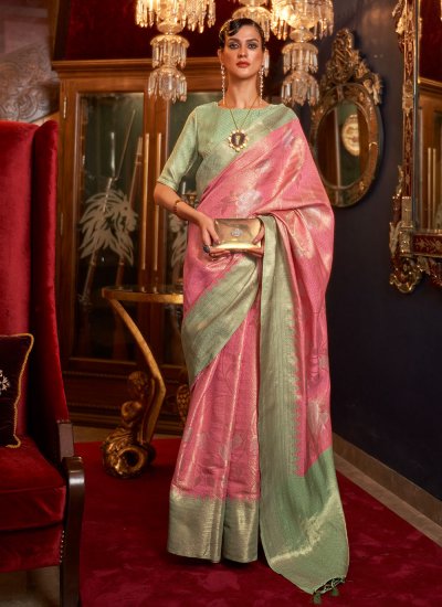 Flamboyant Silk Classic Designer Saree