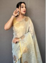 Flattering Weaving Trendy Saree