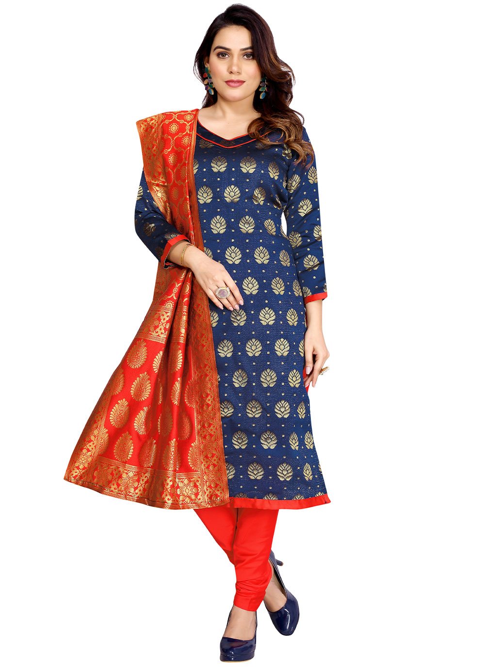 Buy online Set Of 2 Unstitched Salwar Suit Set from Suits & Dress material  for Women by Salwar Studio for ₹1059 at 51% off | 2024 Limeroad.com