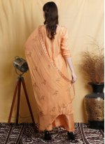Flawless Silk Blend Beige Sequins Trendy Salwar Suit