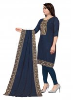 Georgette Designer Salwar Suit in Blue