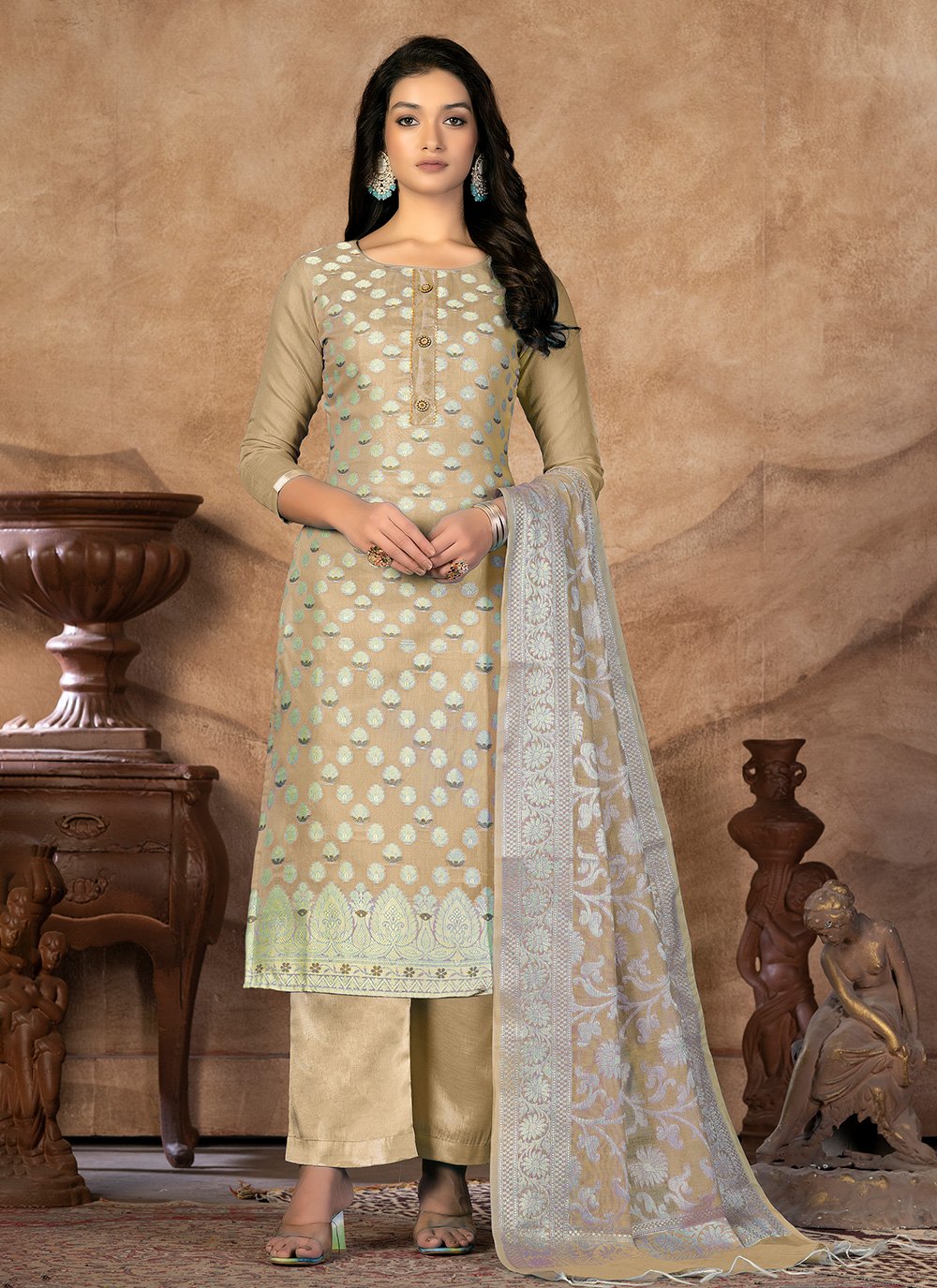 Georgette Casual Wear Designer Churidar Salwar Suit at Rs 695/piece in Surat