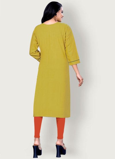 Gilded Blended Cotton Festival Party Wear Kurti