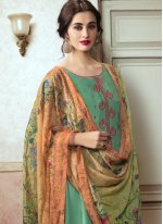 Gilded Embroidered Designer Pakistani Suit