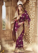 Girlish Weaving Designer Traditional Saree