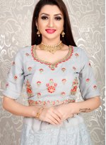 Glamorous Embroidered Georgette Bollywood Lehenga Choli