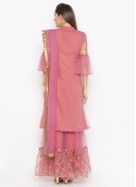 Glamorous Pink Embroidered Designer Pakistani Salwar Suit