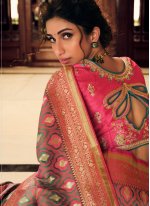 Gleaming Weaving Ceremonial Designer Saree