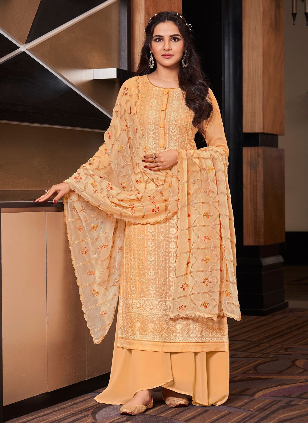 106 Sofiya Karachi Cotton Designer Suit – Shopin Di Apparels