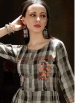 Glorious Embroidered Cotton Casual Kurti