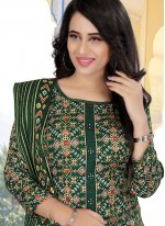 Glorious Pashmina Green Printed Salwar Kameez