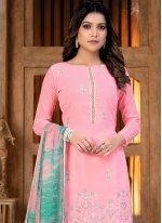 Glossy Pink Party Salwar Suit