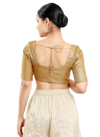Gold Embroidered Ceremonial Blouse