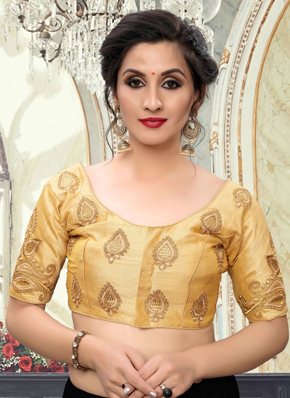 Krishnavatika Round Neck Women Blouse - Buy Krishnavatika Round Neck Women  Blouse Online at Best Prices in India | Flipkart.com