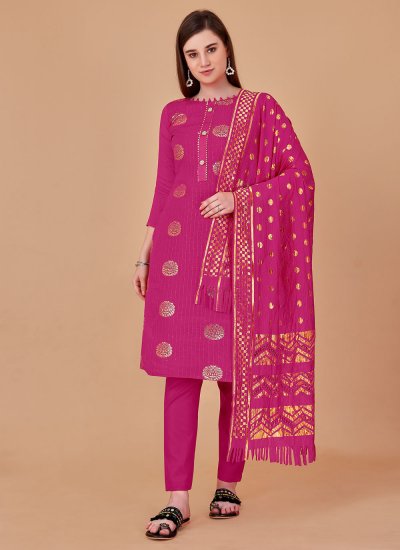 Buy Gold Brocade Pant Suit Set In Banarasi Silk