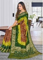 Grandiose Zari Art Silk Multi Colour Classic Saree