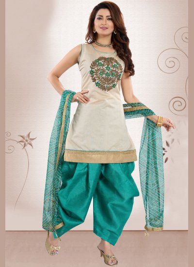 Sky Blue Salwar Kameez Suit Punjabi Patiala Soft Silk Handmade Kurta  Dupatta Custom Stitched for Girls and Women - Etsy