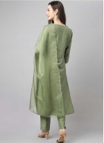 Green Color Readymade Salwar Suit