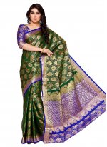 Green Kanjivaram Silk Designer Saree
