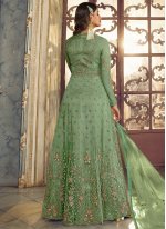 Green Net Sangeet Salwar Suit