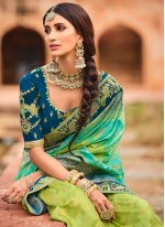 Green Silk Designer Traditional Saree