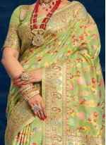 Green Silk Designer Traditional Saree
