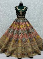 Green Thread Designer Lehenga Choli