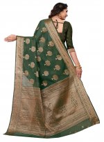 Green Weaving Designer Traditional Saree