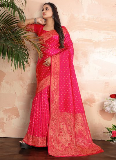 Heavenly Banarasi Silk Contemporary Style Saree