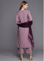Heavenly Sequins Silk Pant Style Suit