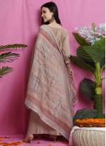Hypnotic Art Silk Trendy Salwar Suit