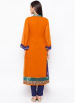 Hypnotizing Embroidered Faux Georgette Party Wear Kurti