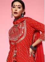 Ideal Embroidered Designer Palazzo Salwar Suit