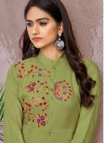 Imposing Embroidered Festival Casual Kurti