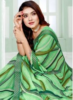 Impressive Green Saree