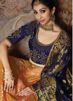 Impressive Resham Silk Designer Lehenga Choli