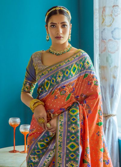 Innovative Banarasi Silk Trendy Saree