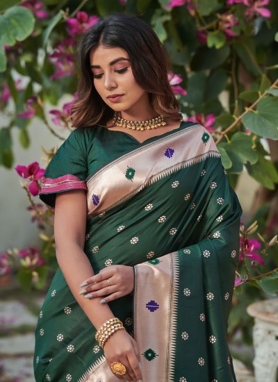 Integral Banarasi Silk Woven Classic Saree