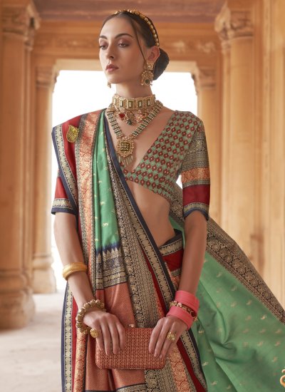 Integral Silk Designer Saree