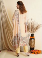 Intriguing Yellow Digital Print Trendy Salwar Suit