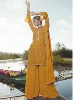 Invaluable Designer Palazzo Salwar Suit For Engagement