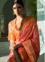 Jazzy Silk Weaving Traditional Designer Saree