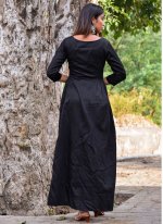 Latest Block Print Jamawar Silk Readymade Gown